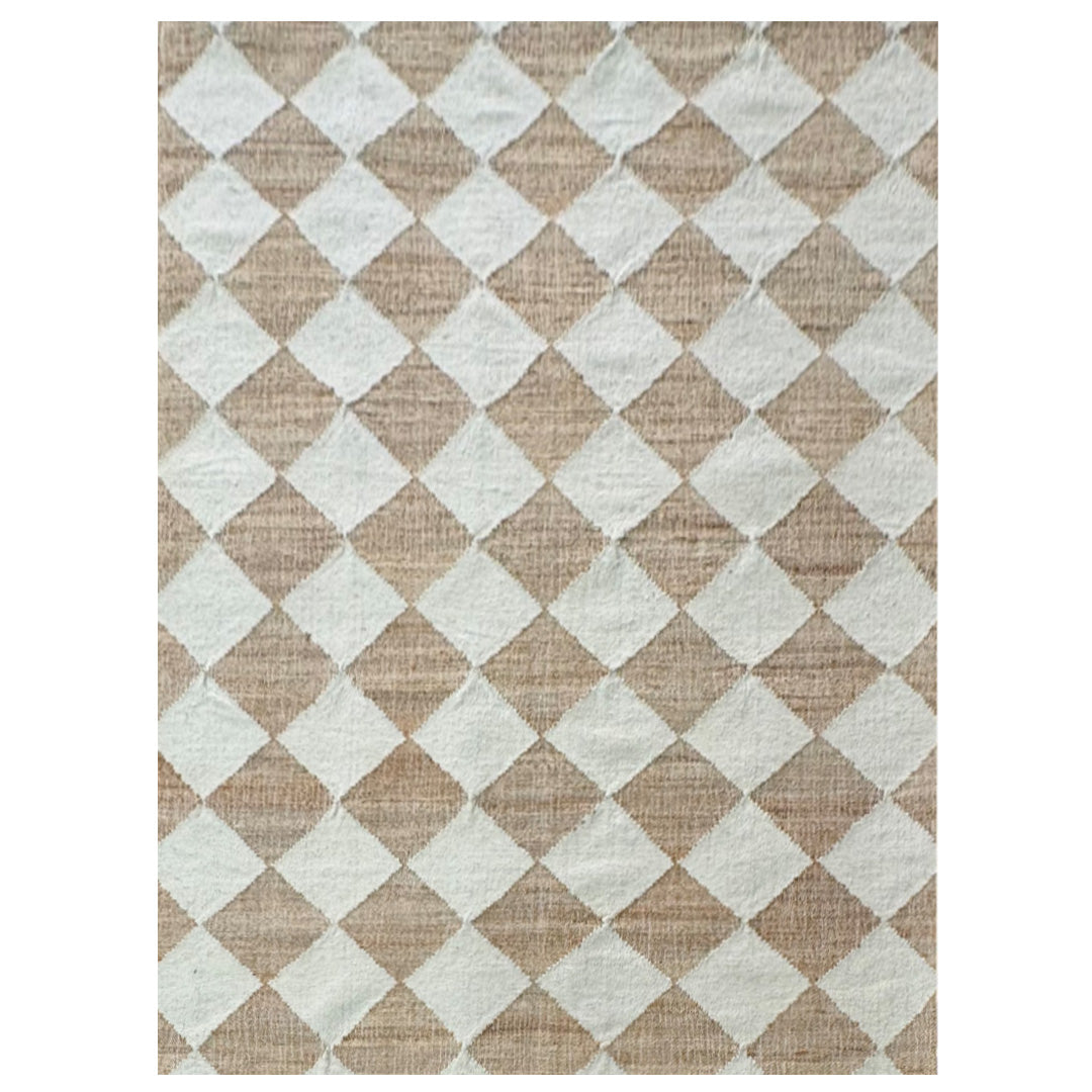 Earthy Elegance  Handknotted Jute Rug