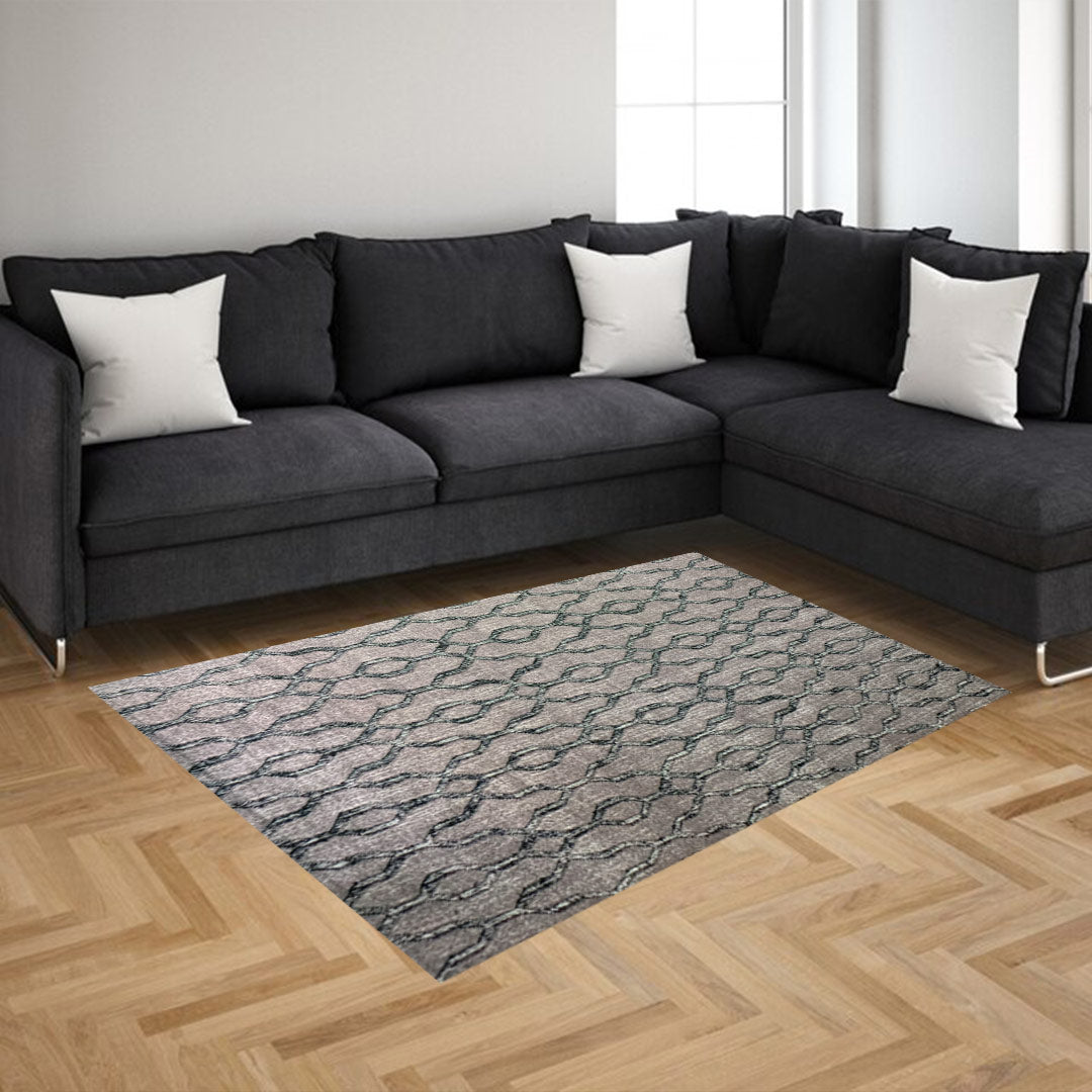 Earthy Elegance  Handknotted Jute Rug