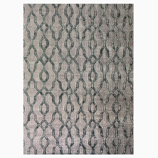 Earthy Elegance  Handknotted Jute Rug