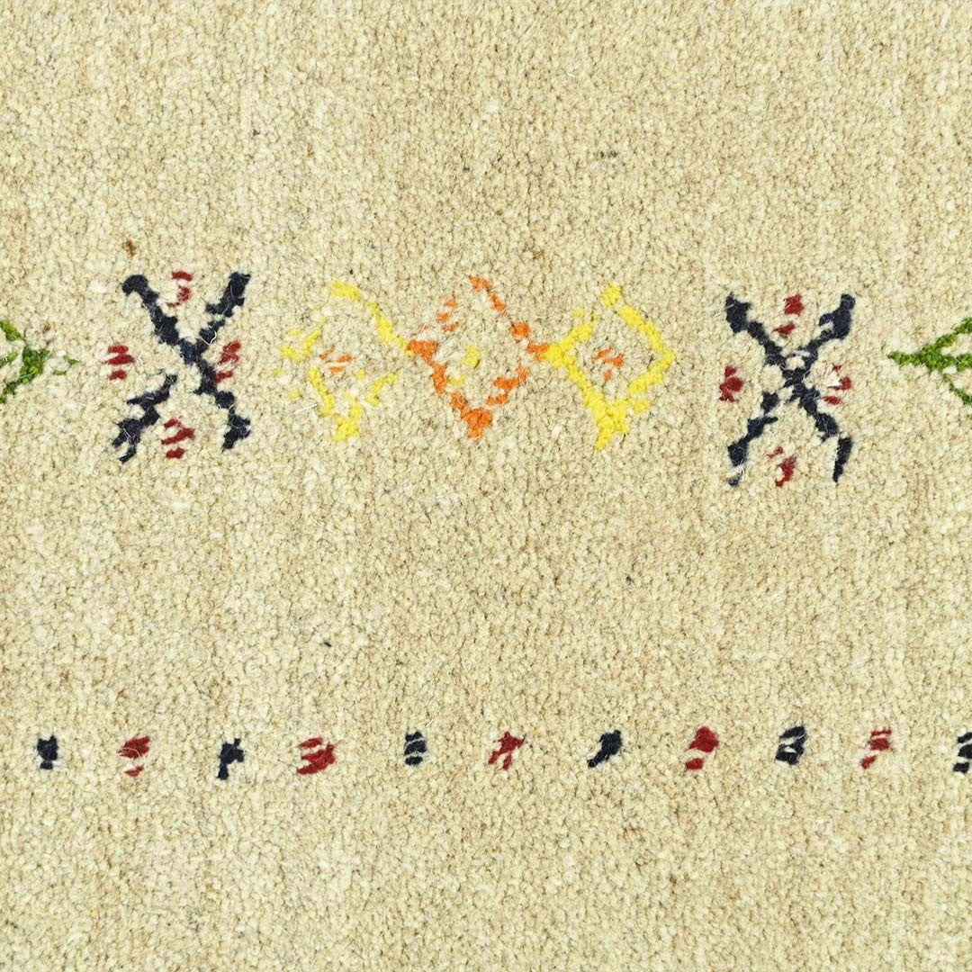 Whispering Threads Handloom Wool Runner.