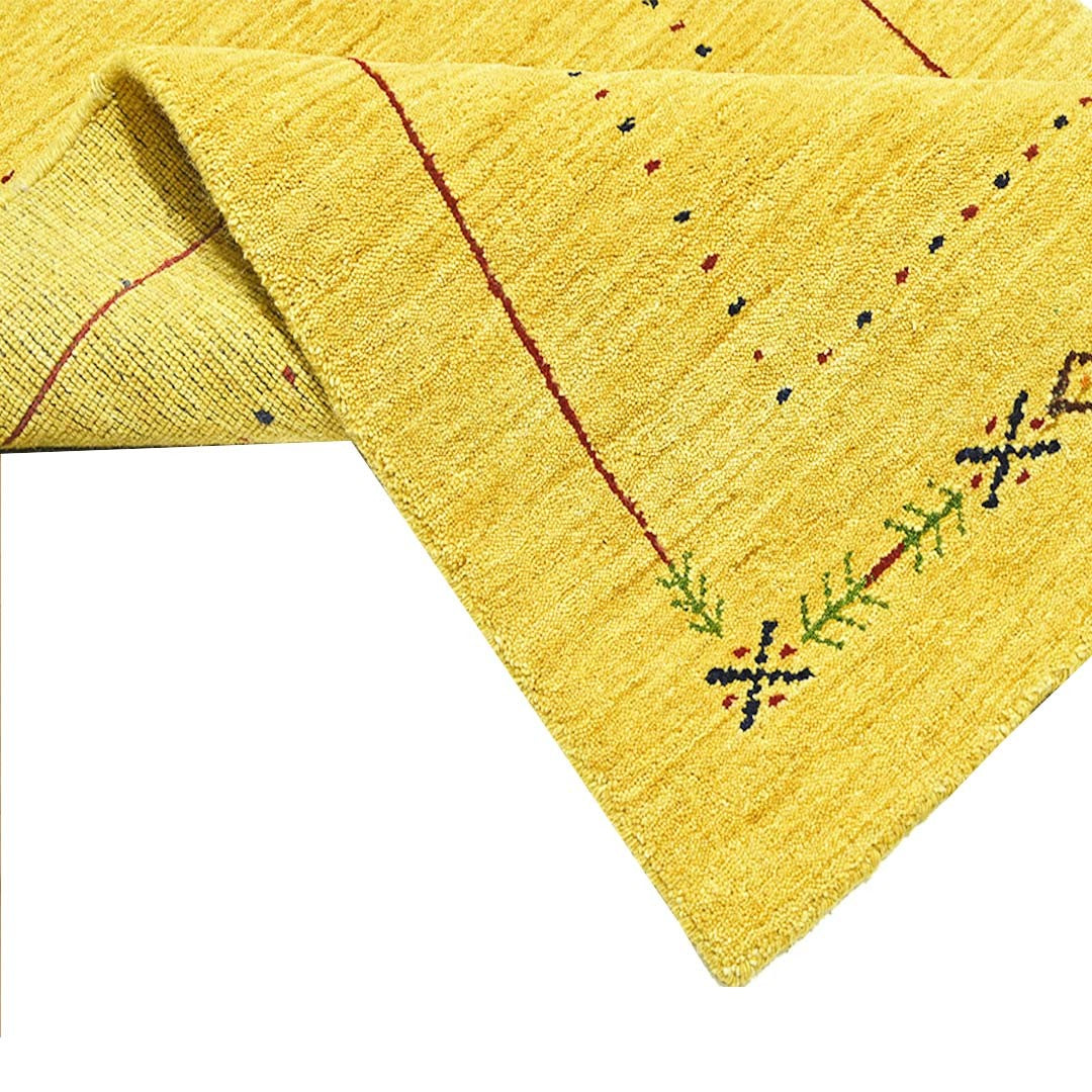 Whispering Threads Handloom Wool Runner.