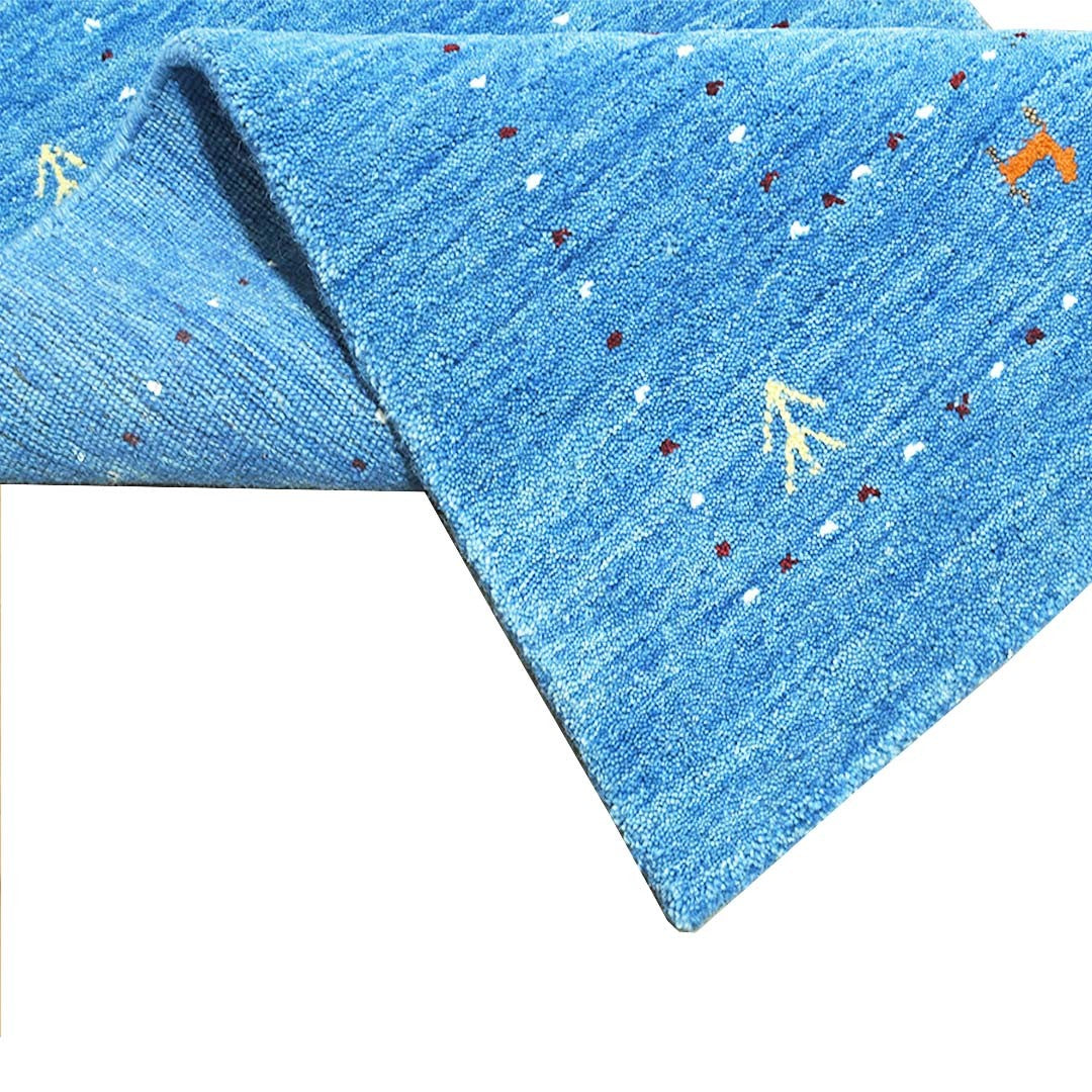 Whispering Threads Handloom Wool Runner.