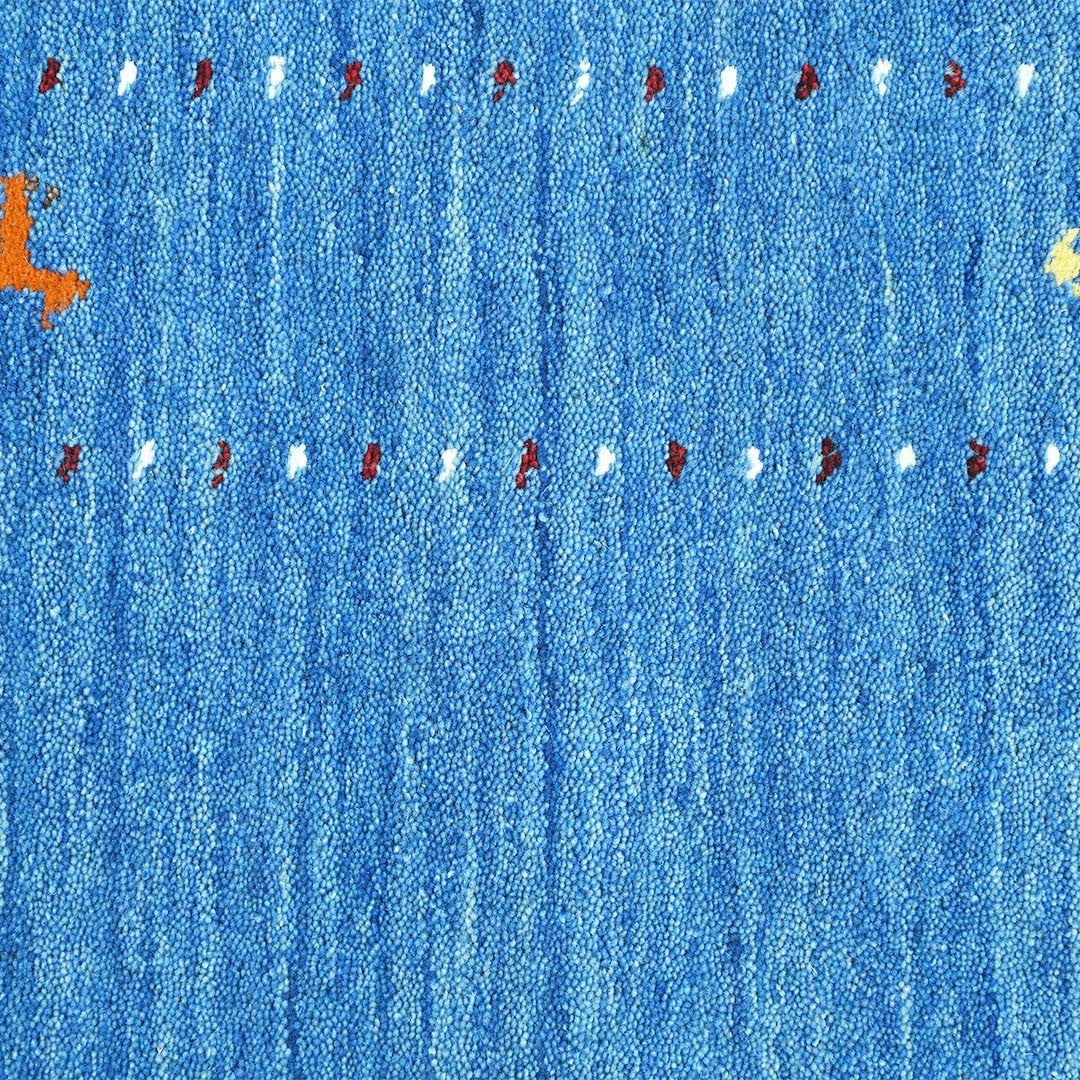 Whispering Threads Handloom Wool Runner.