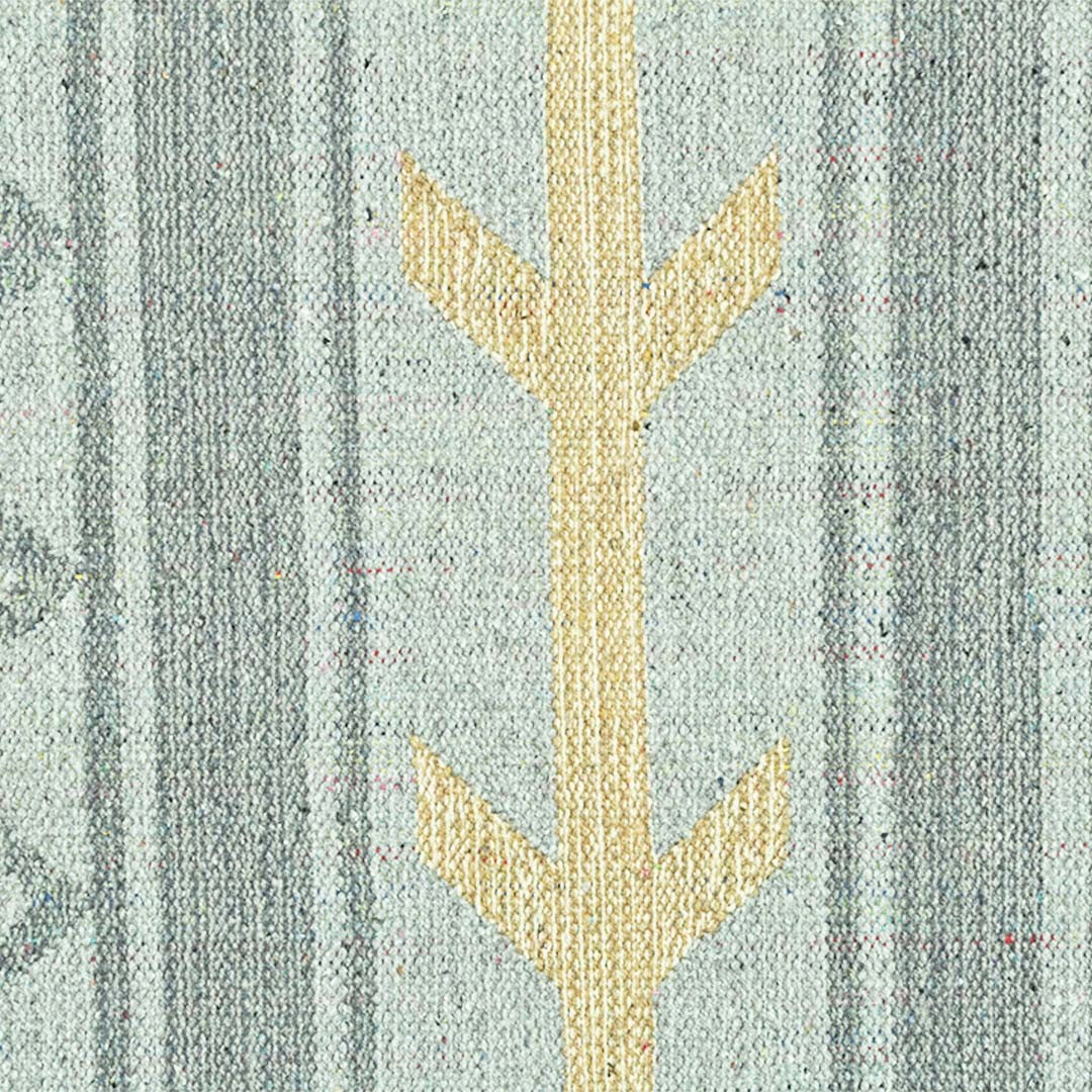 Harmony In Hues Handknotted  Cotton Flat Weave.