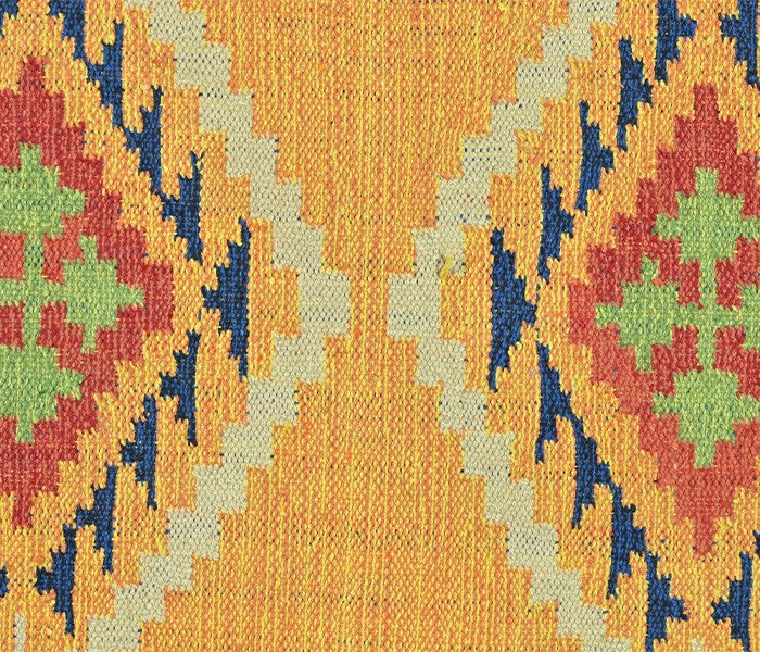 Harmony In Hues Handknotted Cotton Flat Weave.