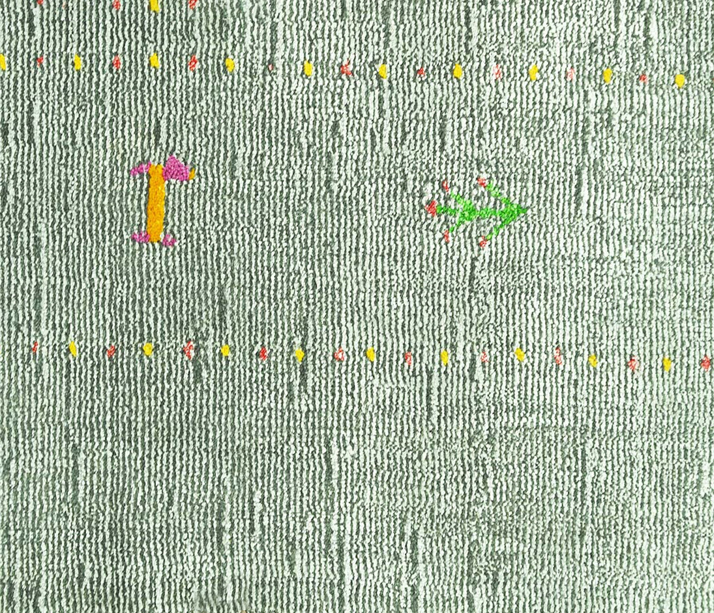 Harmony In Hues Handloom Wool/Viscose Rug.