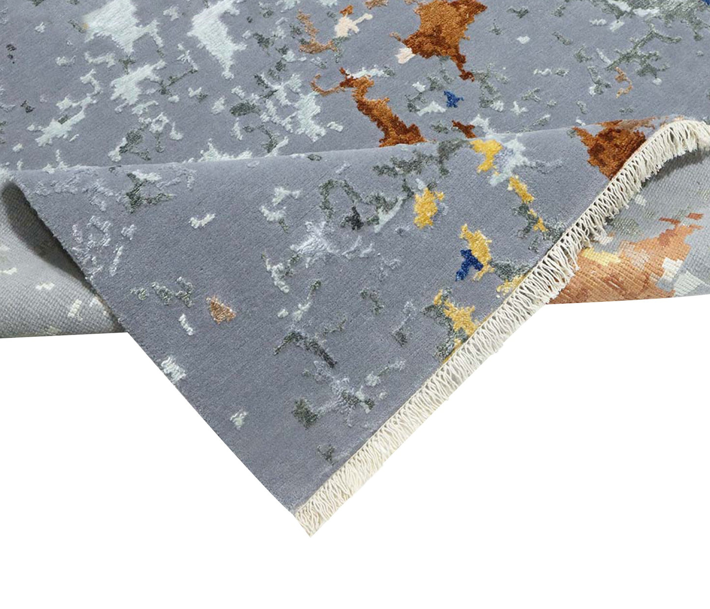 Textured Tales Handknotted Wool/Viscose