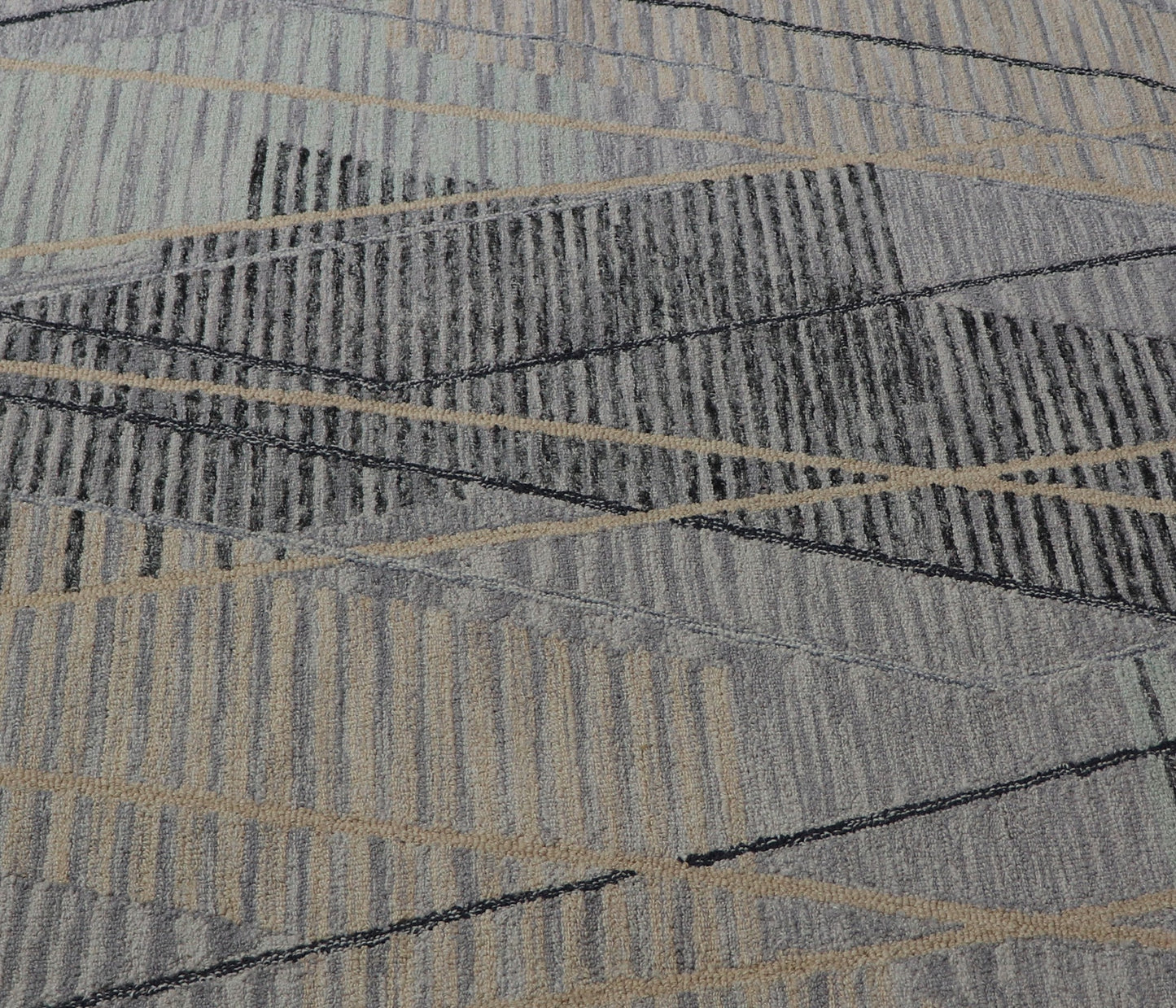 Cosmic Collection- Handtufted Modern Rust Colour Wool Rug