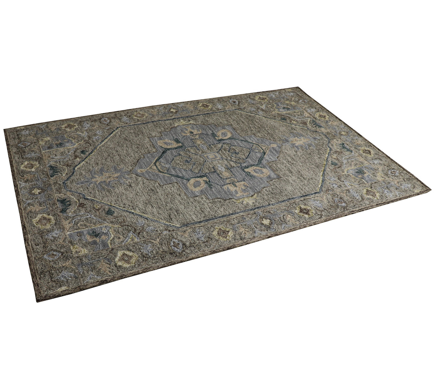 Harmonize - Handtufted Traditional Beige Colour Wool Rug