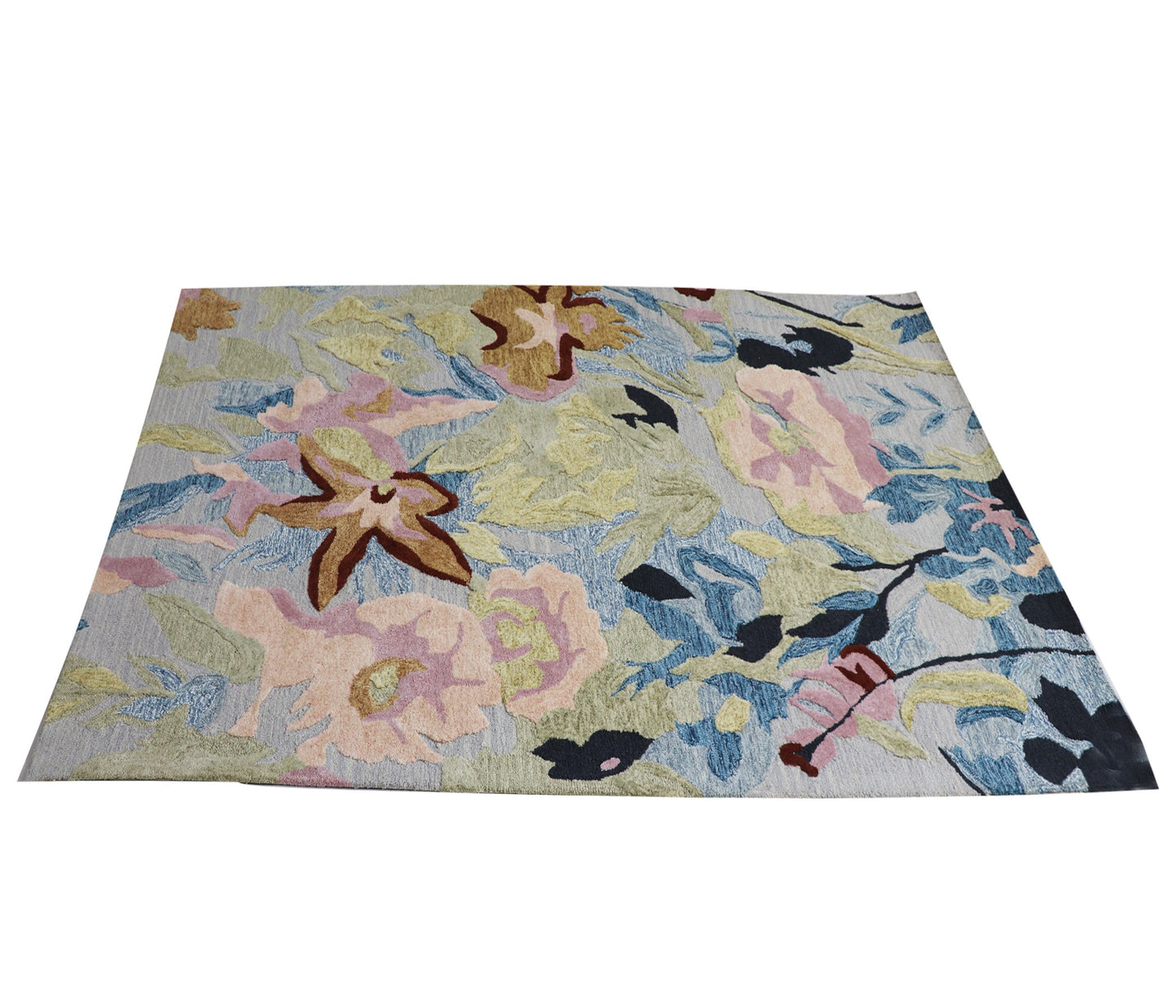 Cosmic Collection- Handtufted Modern Multi Colour Wool/Viscose Rug