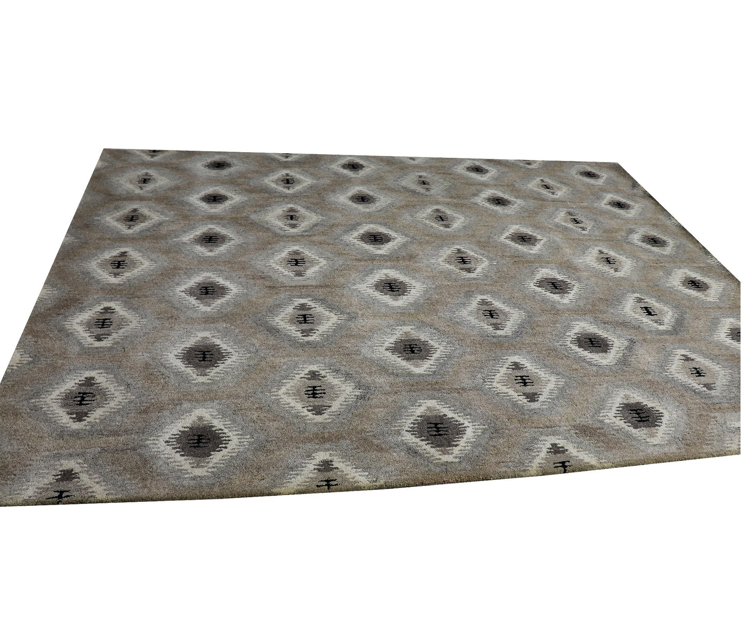 Harmonize - Handtufted Traditional Black & Grey Colour Wool Rug