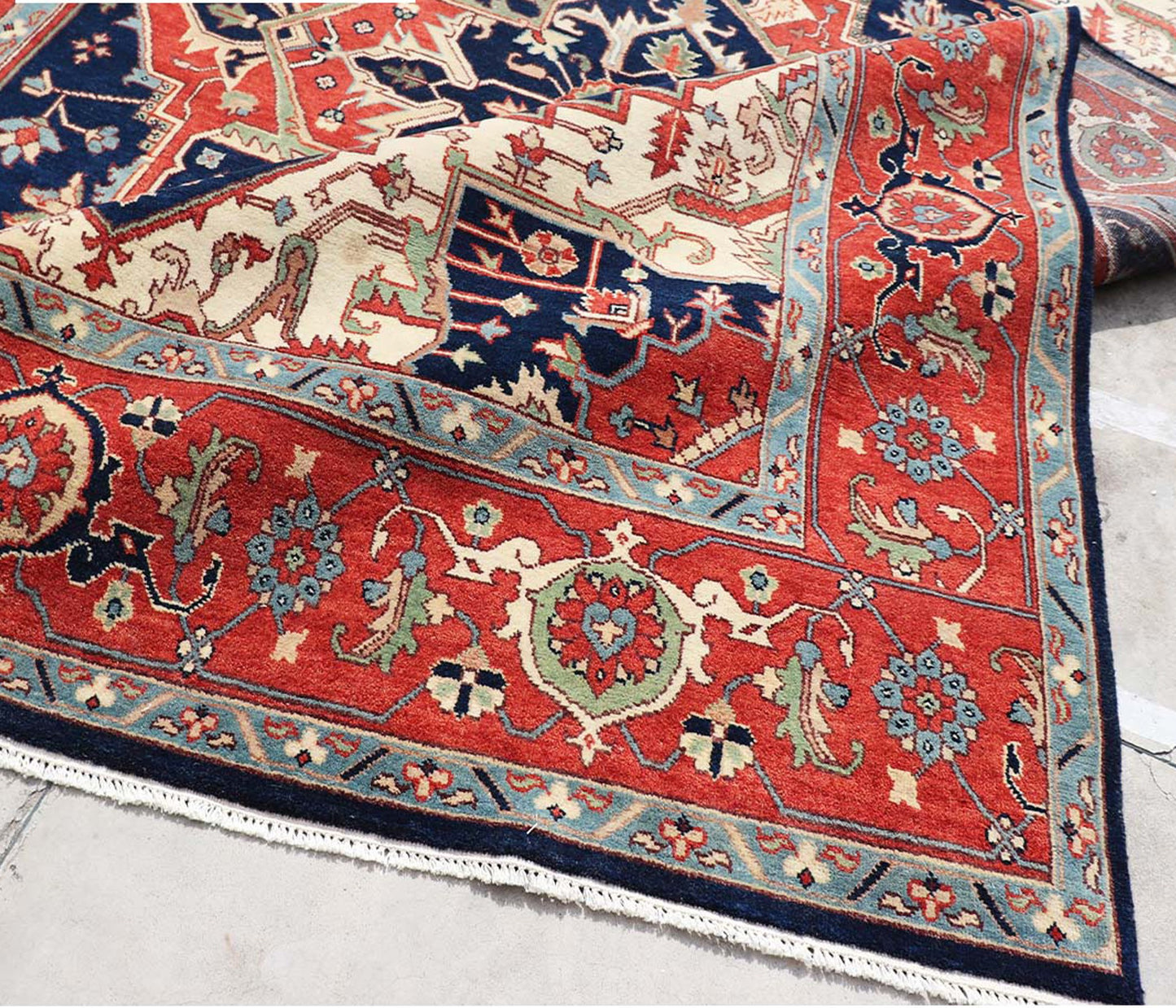 Heritage Hues Handknotted Wool Rug