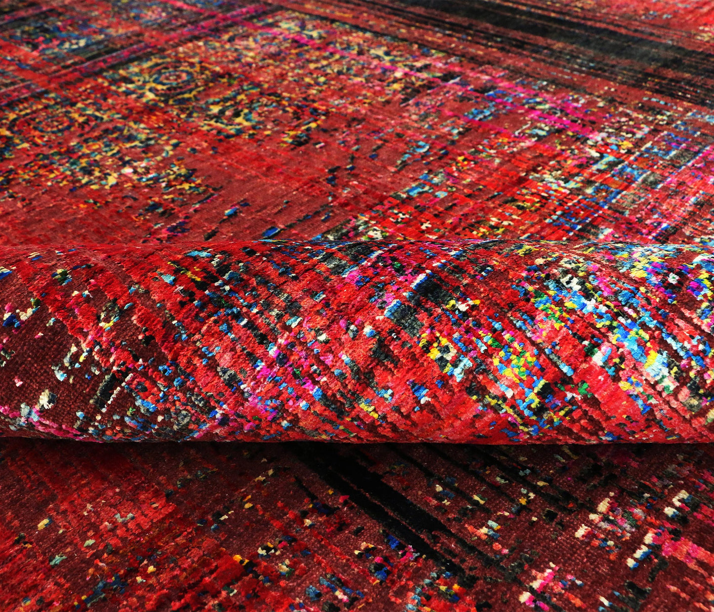 Artisan Weaves Handknotted Handspun Wool/Natural Silk