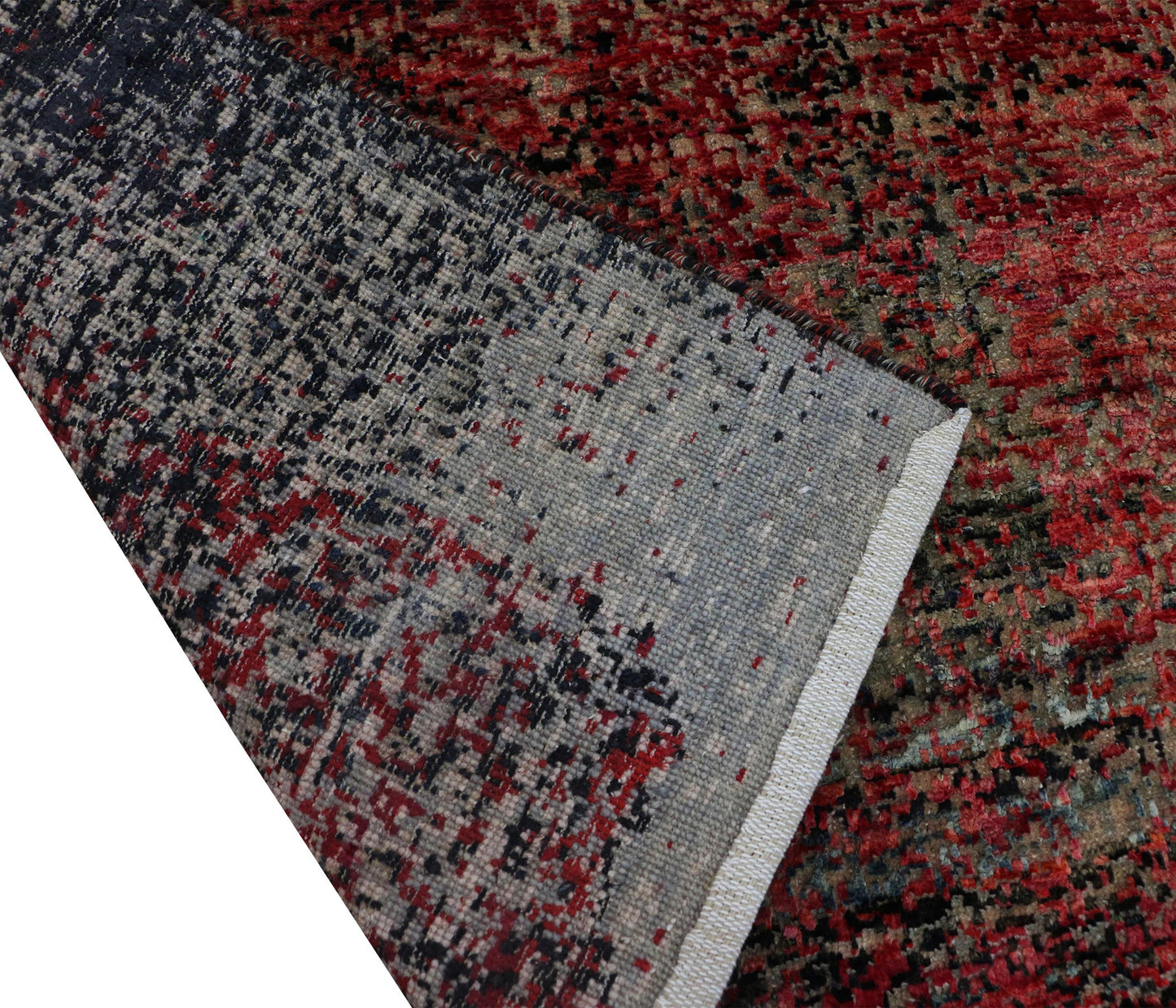 Artisan Weaves Handknotted Handspun Wool/Natural Silk