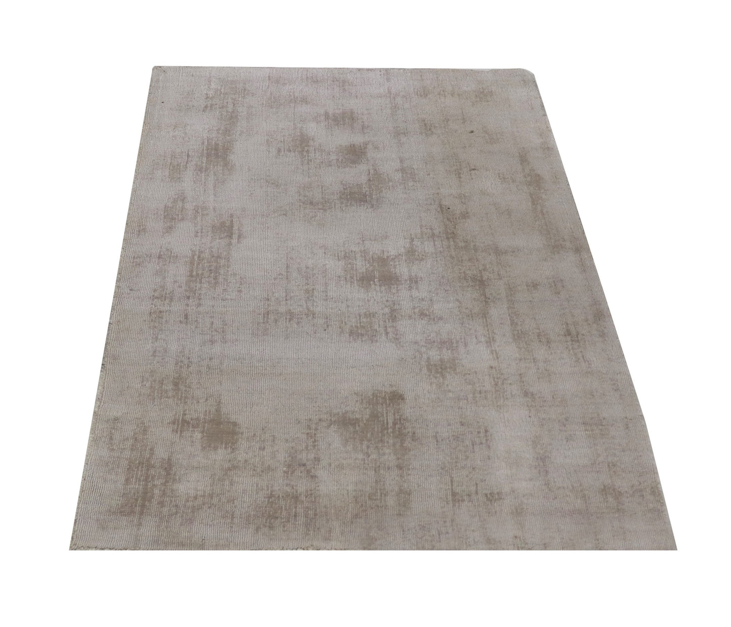 Cosmic Collection- Handloom Modern Beige Colour Viscose Rug