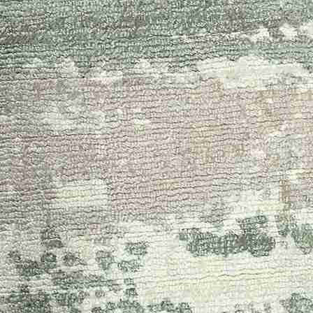 Cosmic Collection- Handloom Modern Light Green & Brown Colour Viscose Rug