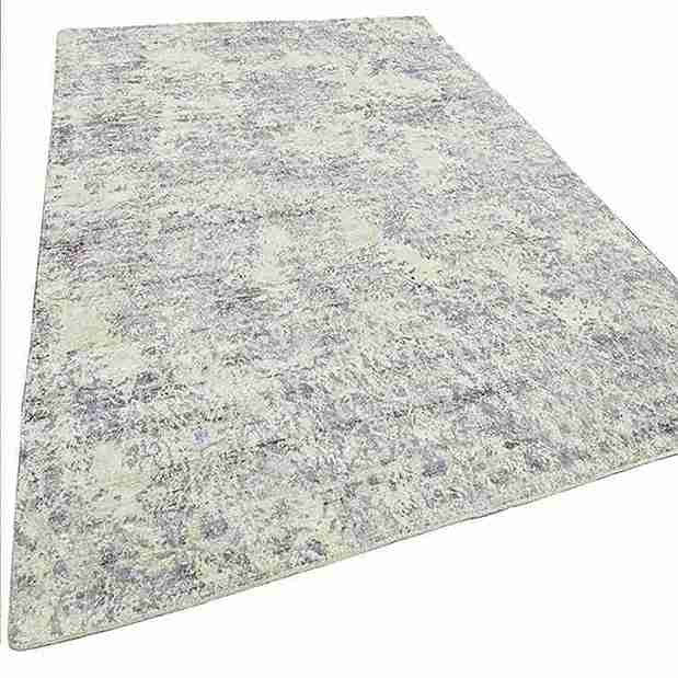 Cosmic Collection- Handloom Modern Grey & Beige Colour Viscose Rug