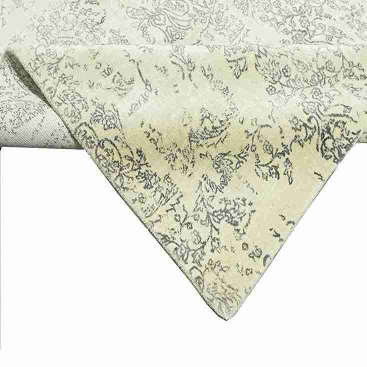 Cosmic Collection- Handloom Modern Black & Beige Colour Viscose Rug