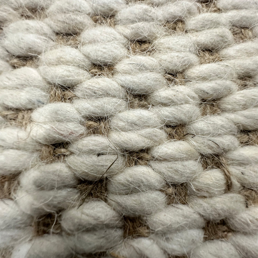 Woven Looms Handknotted Wool & Jute Rug