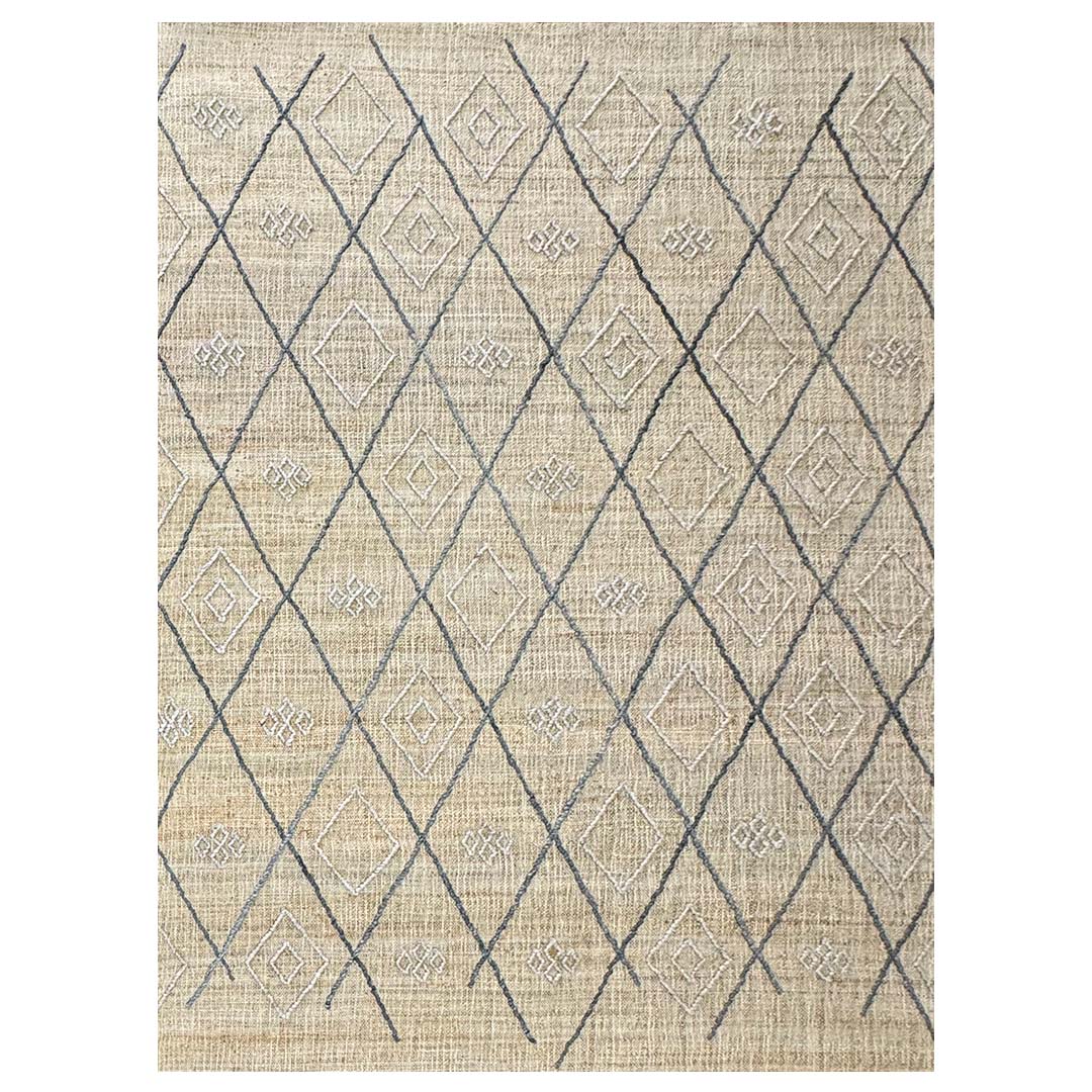 Earthy Elegance  Handknotted Jute Rug