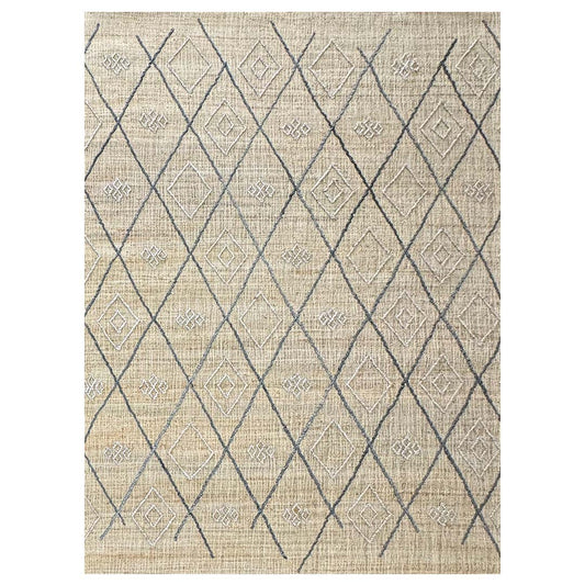 Earthy Elegance  Handknotted Jute Rug