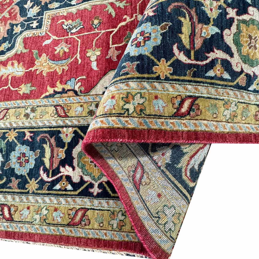 Heritage Hues Handknotted Wool Rug