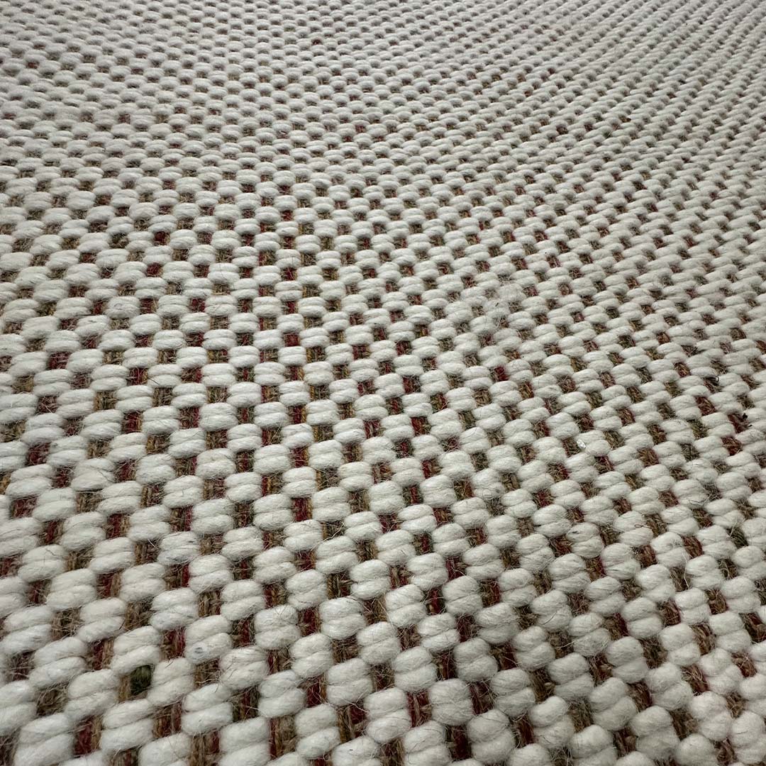 Woven Looms Handknotted Wool & Jute Rug