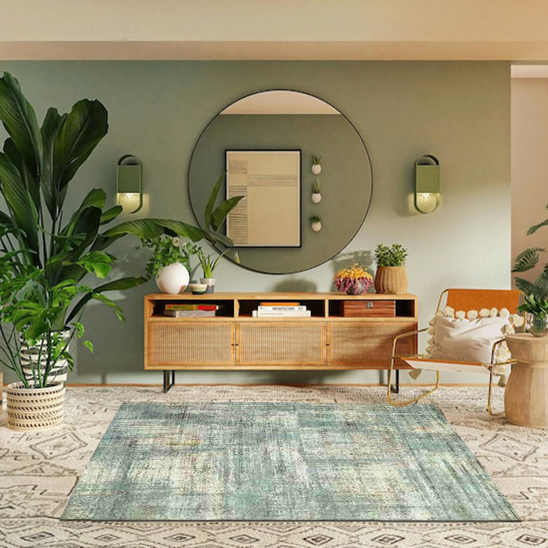 Cosmic Collection Handloom Viscose Rug.