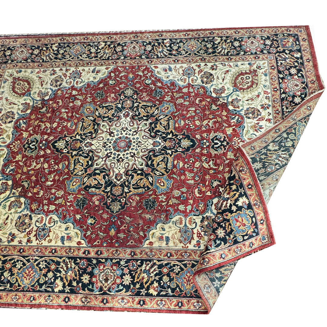 Heritage Hues Handknotted Wool Rug