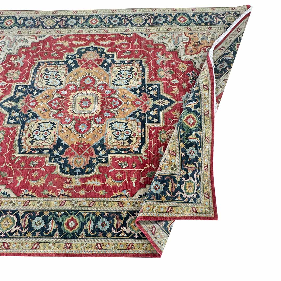 Heritage Hues Handknotted Wool Rug