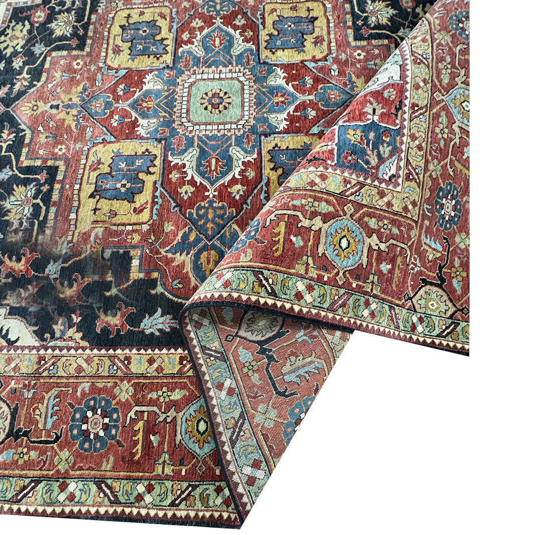 Heritage Hues Handknotted Wool Rug