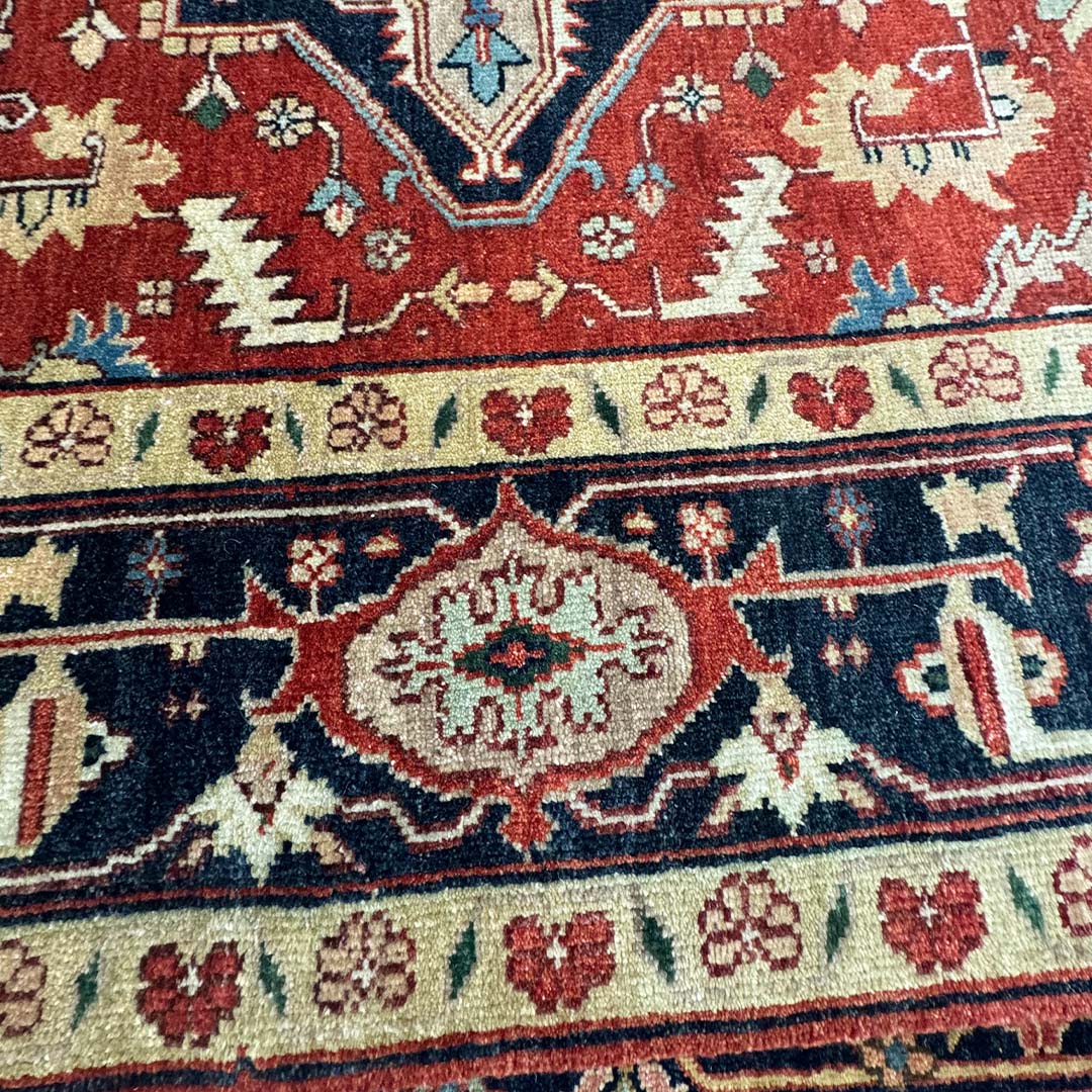 Heritage Hues Handknotted Wool Rug