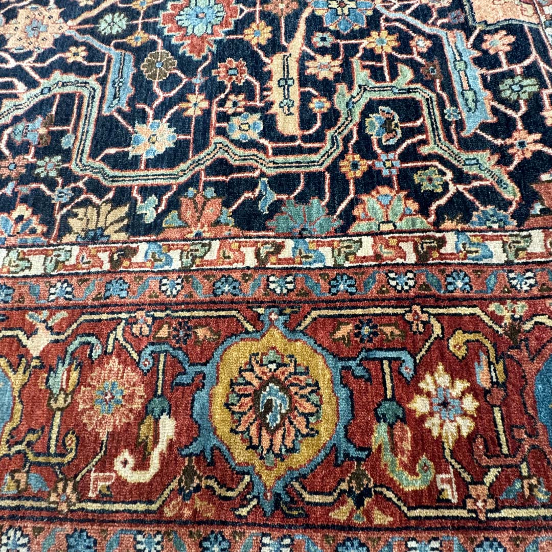 Heritage Hues Handknotted Wool Rug