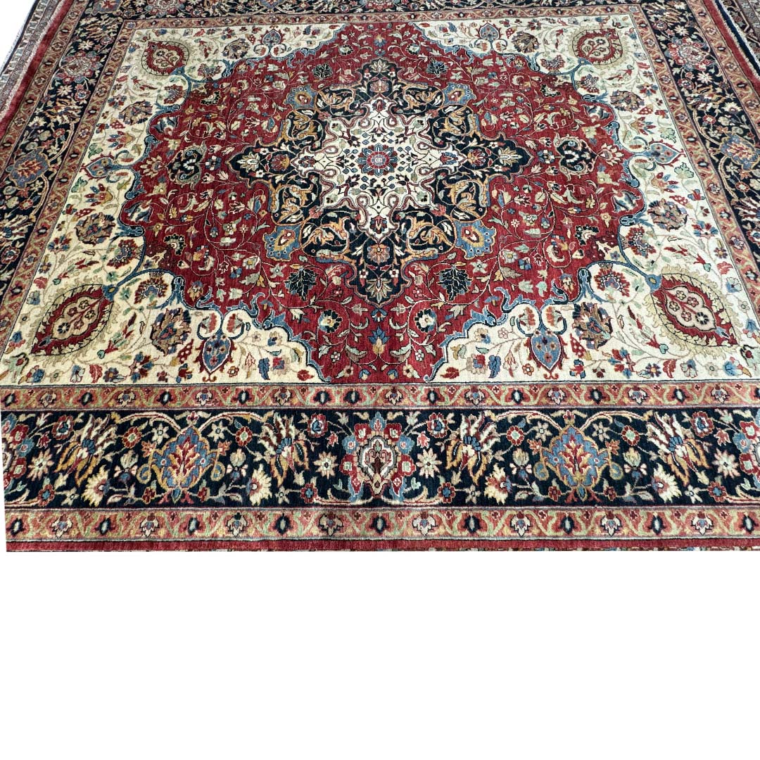 Heritage Hues Handknotted Wool Rug