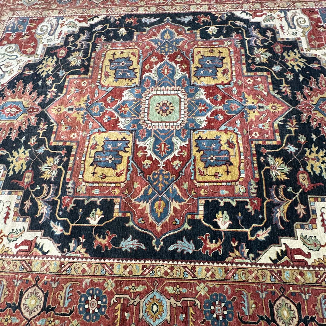 Heritage Hues Handknotted Wool Rug