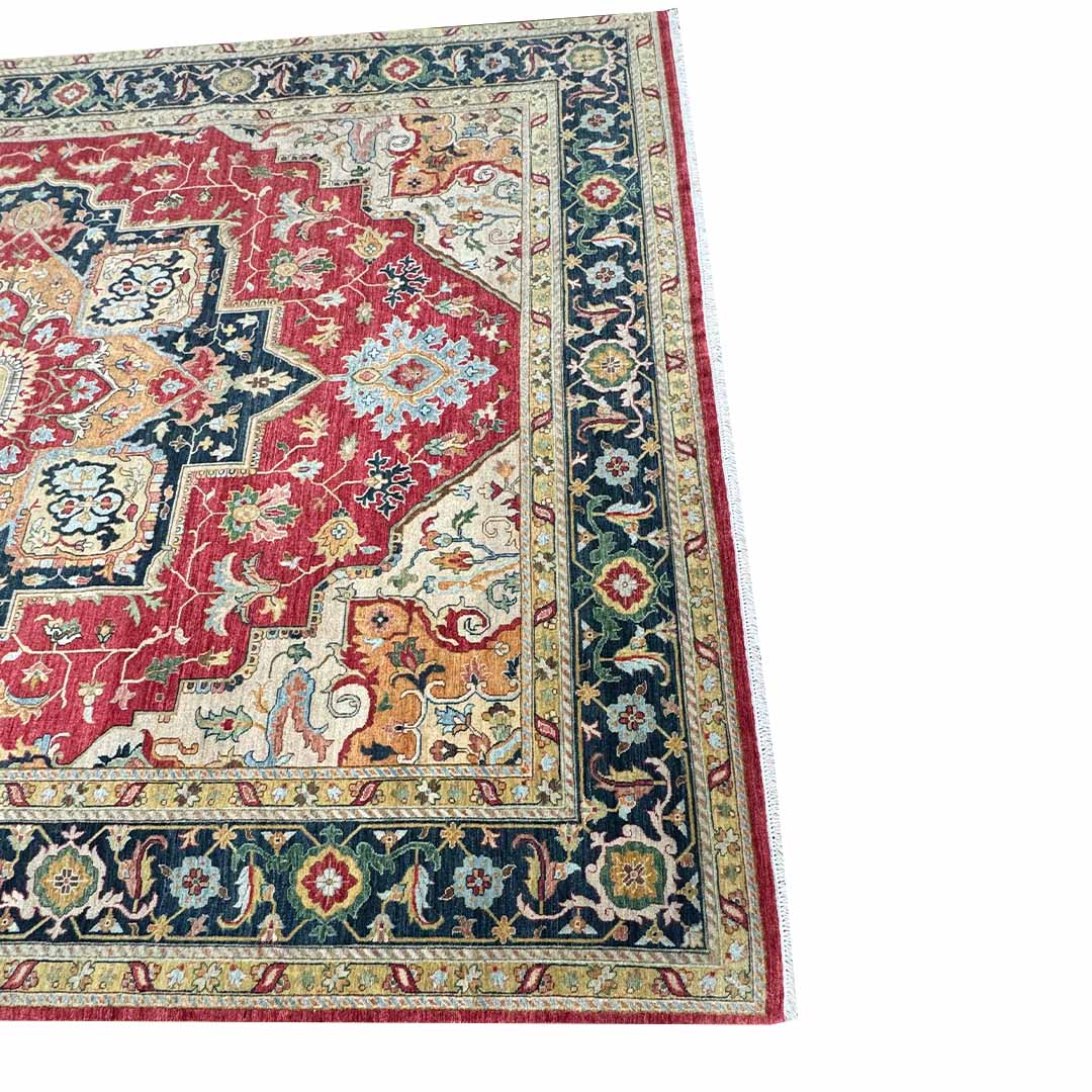 Heritage Hues Handknotted Wool Rug