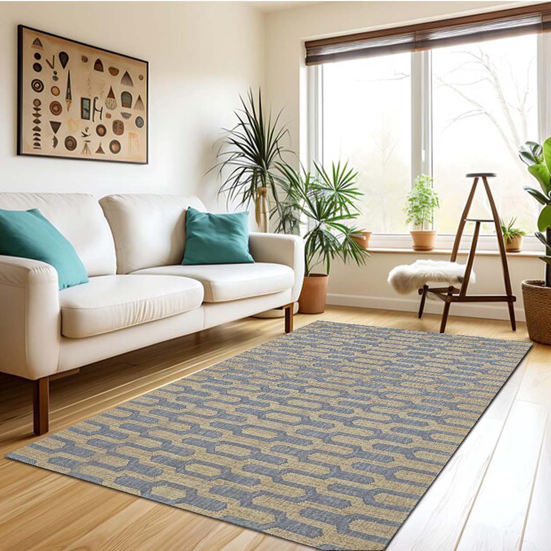 Earthy Elegance  Handknotted Jute Rug