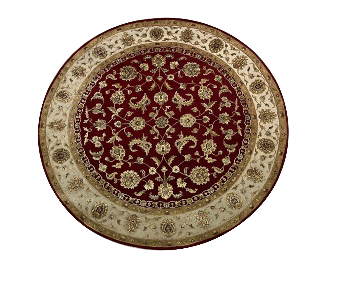 Heritage Hues Handknotted Wool/Silk Rug