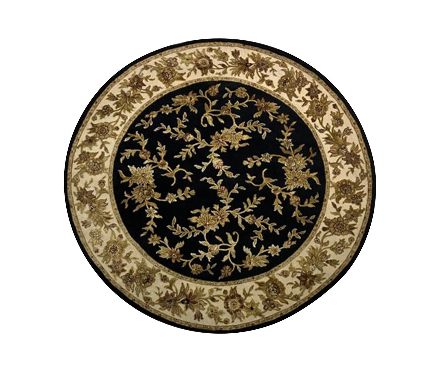 Heritage Hues Handknotted Wool/Silk Rug