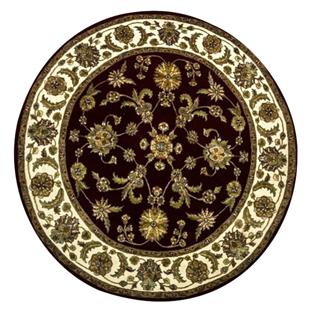 Heritage Hues Handknotted Wool/Natural Silk Rug