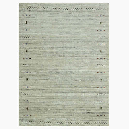 Harmony In Hues Handloom Wool/Viscose Rug.