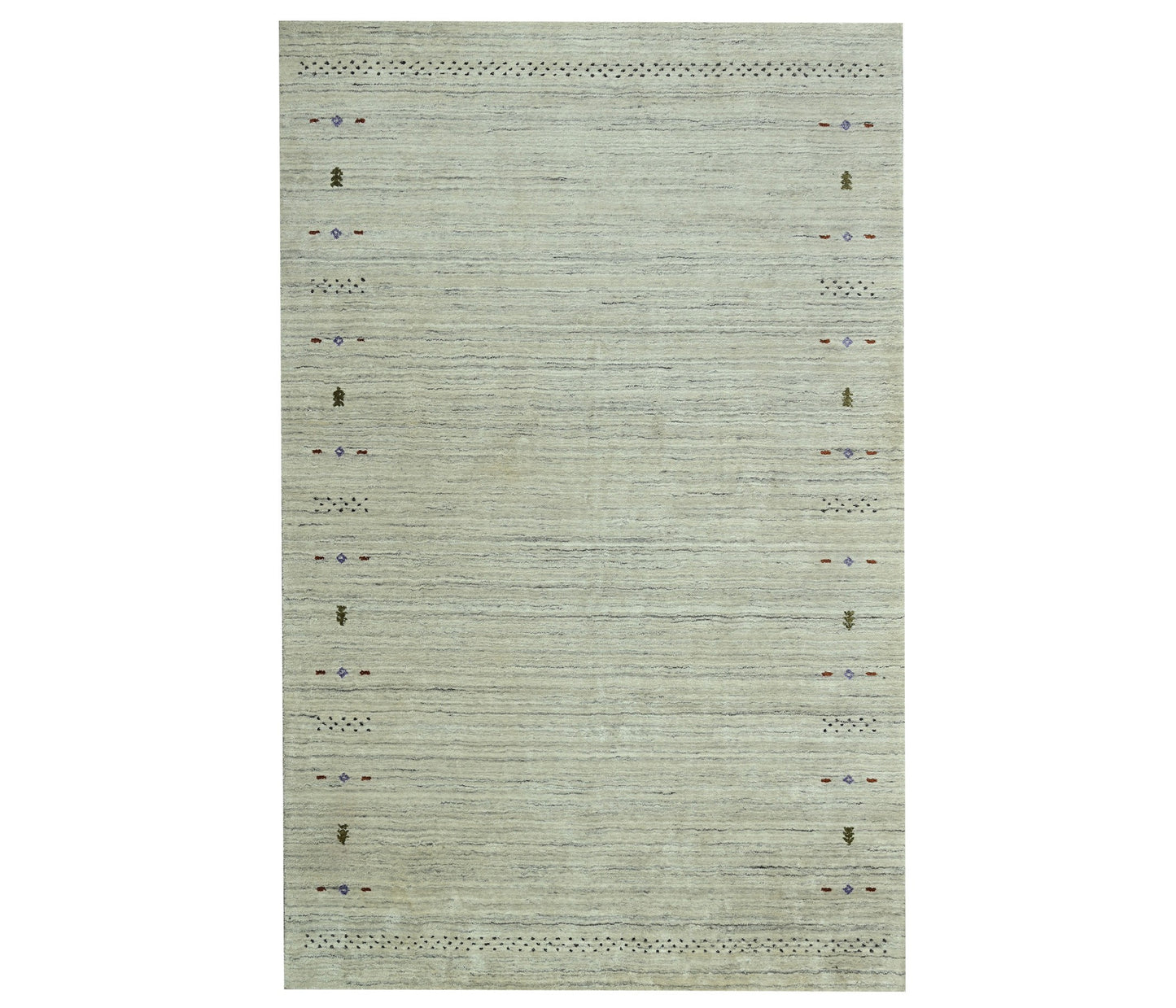 Harmony In Hues Handloom Wool/Viscose Rug.