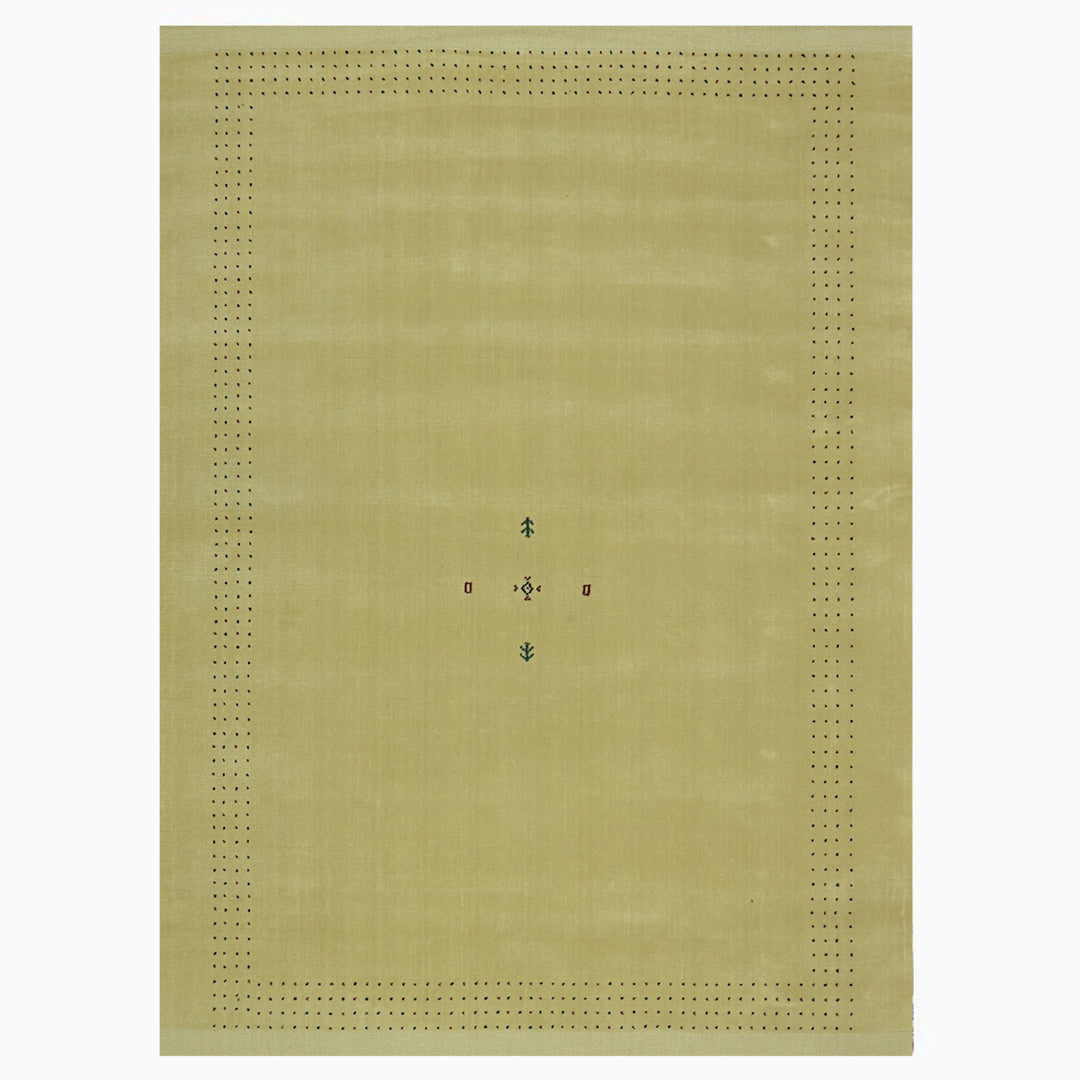 Harmony In Hues Handloom Wool/Viscose Rug.