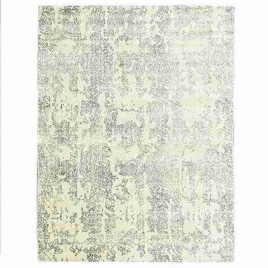 Cosmic Collection- Handloom Modern Black & Beige Colour Viscose Rug
