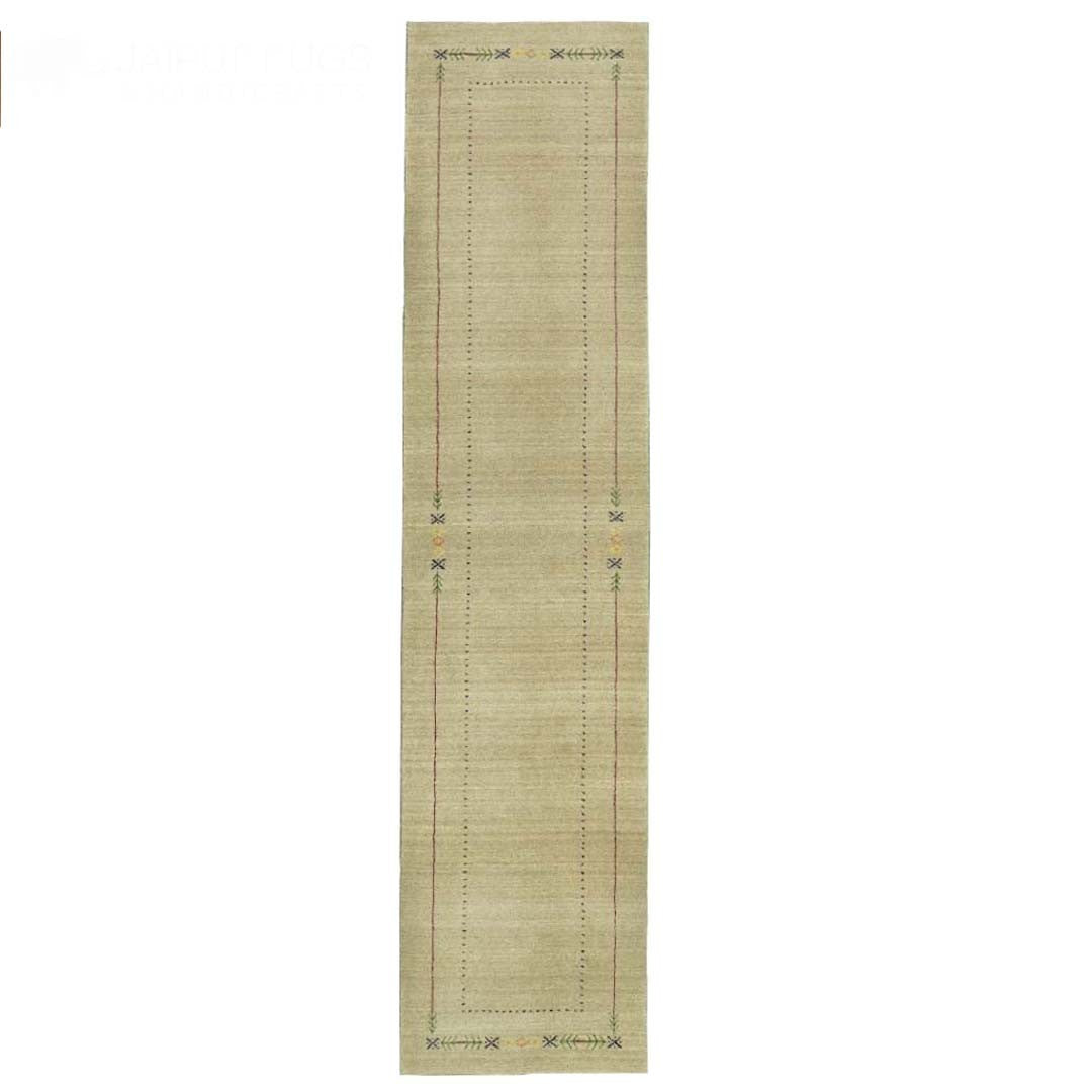 Whispering Threads Handloom Wool Runner.