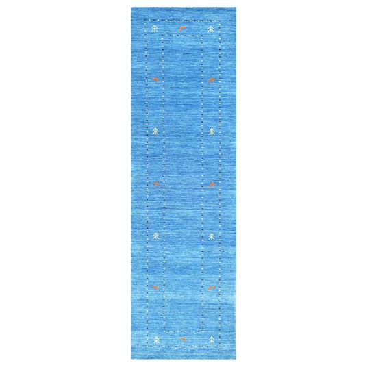 Whispering Threads Handloom Wool Runner.