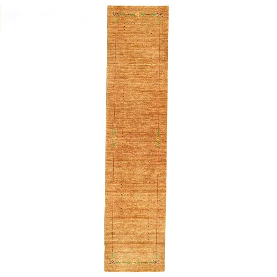 Whispering Threads Handloom Wool Runner.