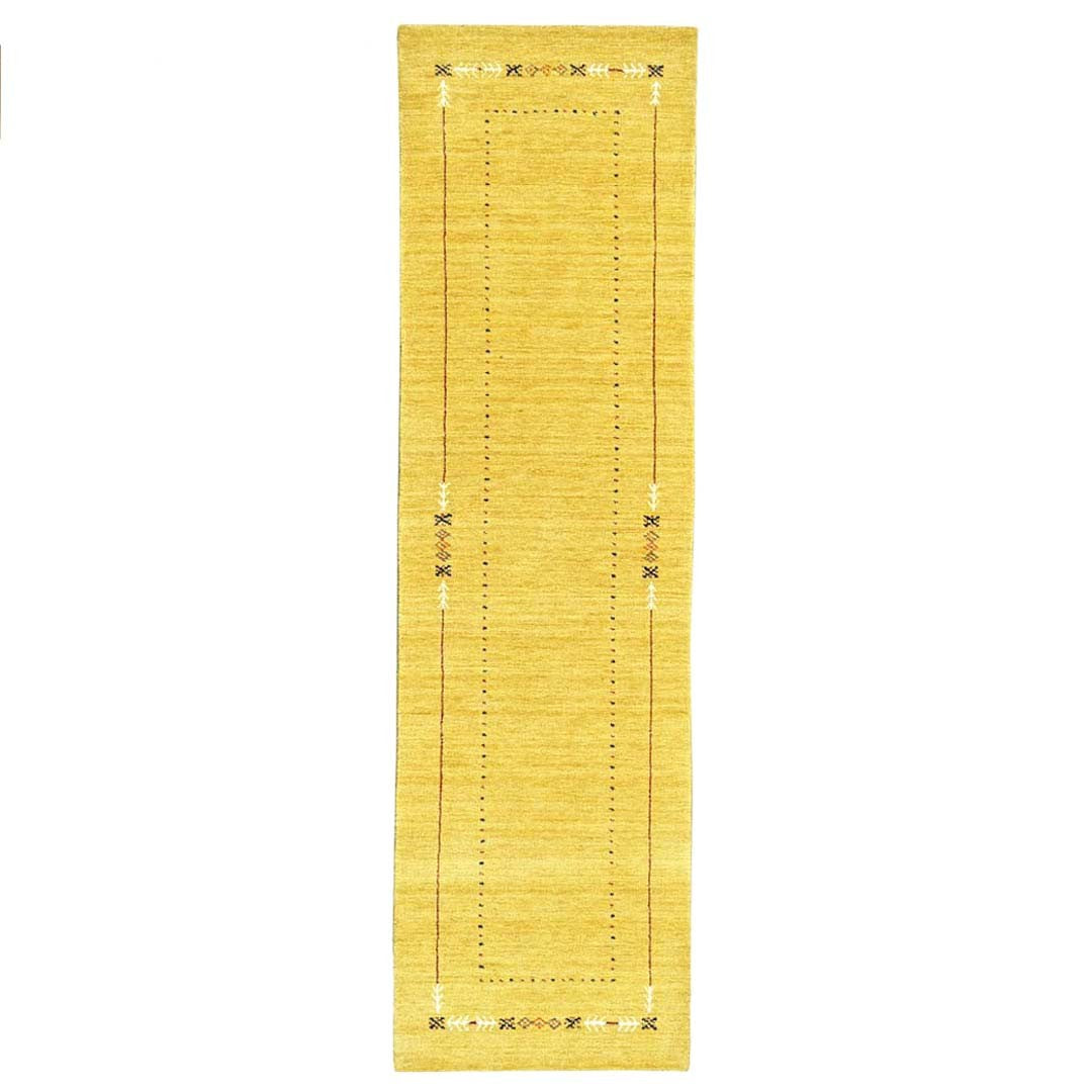 Whispering Threads Handloom Wool Runner.