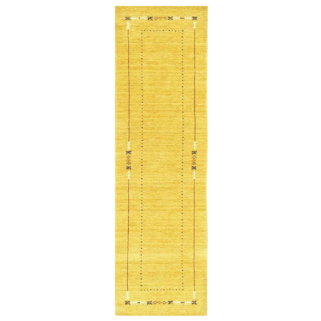 Whispering Threads Handloom Wool Runner.