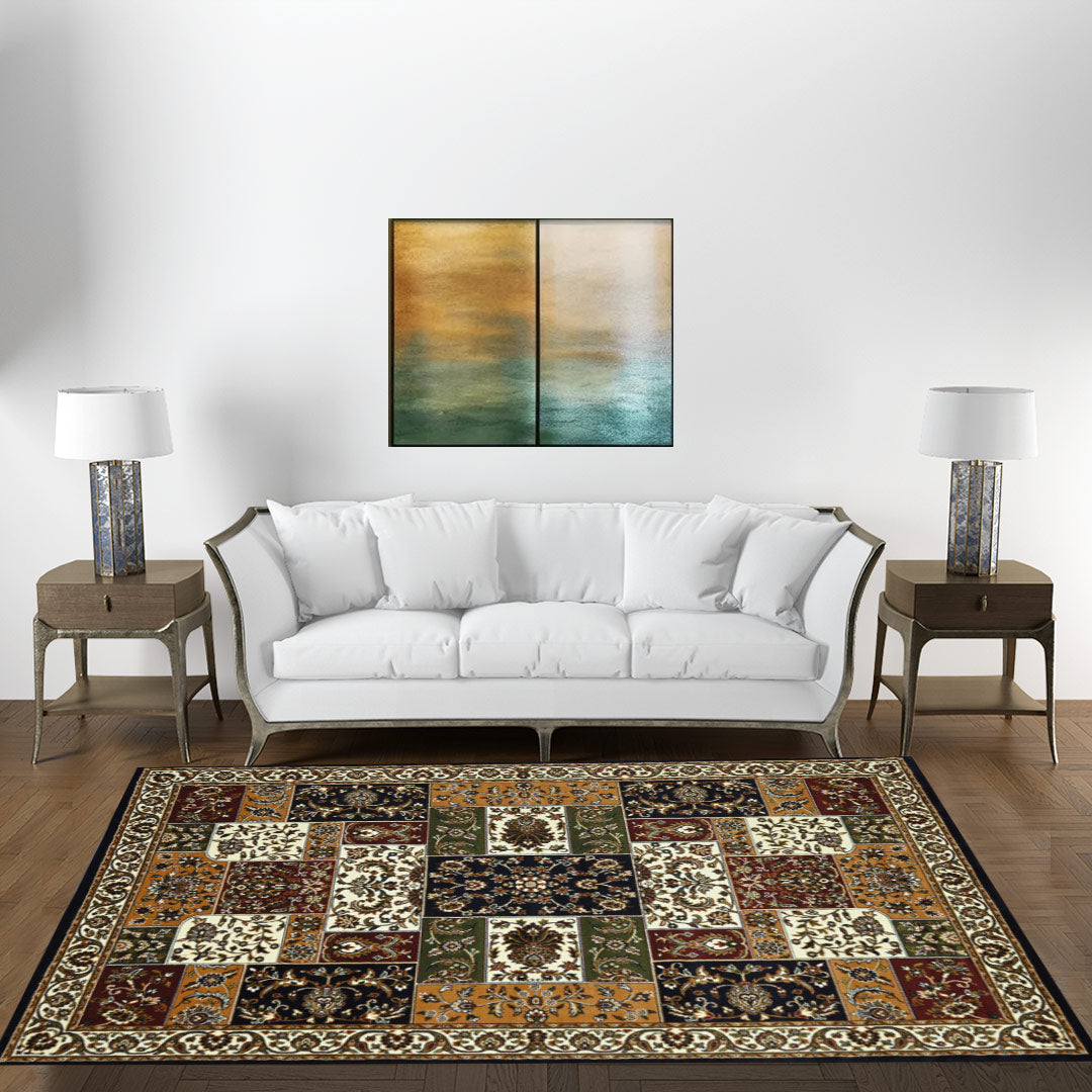 Echo Power Loomed Poly Propylene Rug.